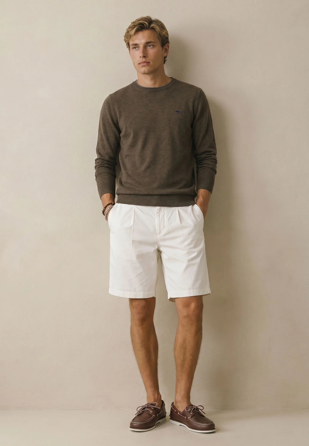 Merino Cashmere Crewneck Knit Soil