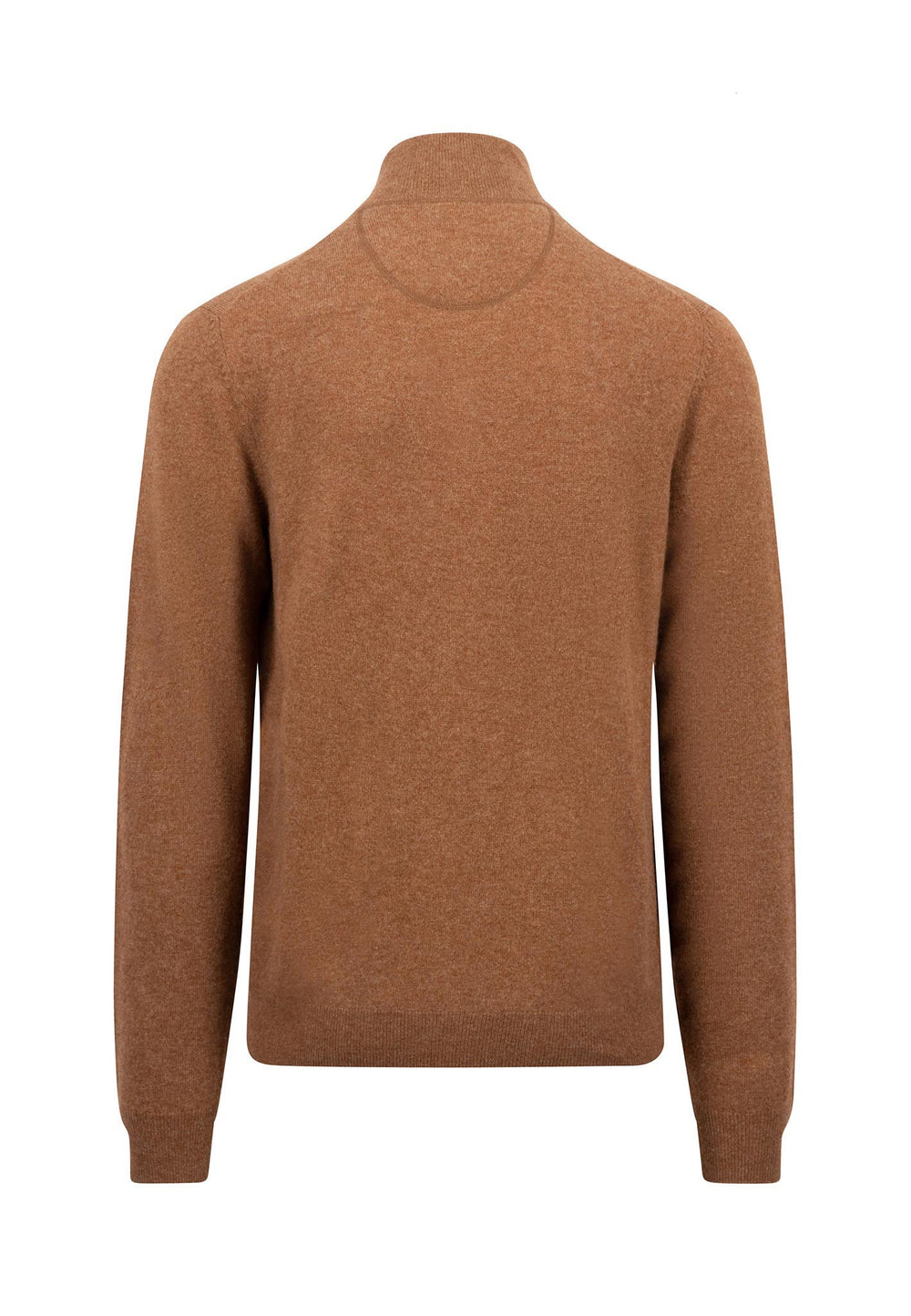 1/4 ZIP MERINO CASHMERE KNIT HAZEL-Fynch-Hatton UK