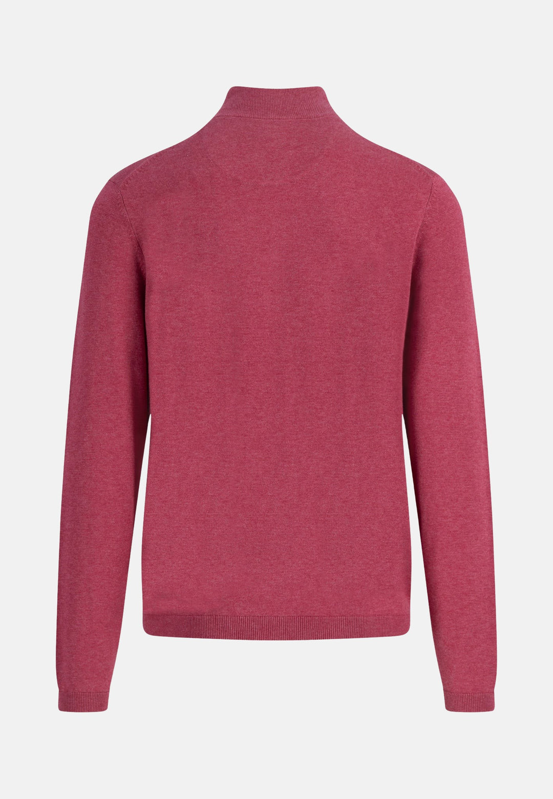 Air Cotton 1/4 Zip Knit Berry-Fynch-Hatton UK