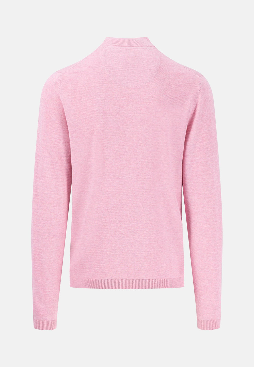 Air Cotton 1/4 Zip Knit Peony-Fynch-Hatton UK