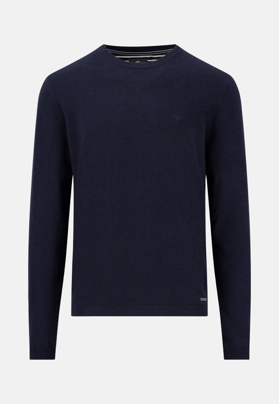 Air Cotton Crewneck Knit Navy-Fynch-Hatton UK