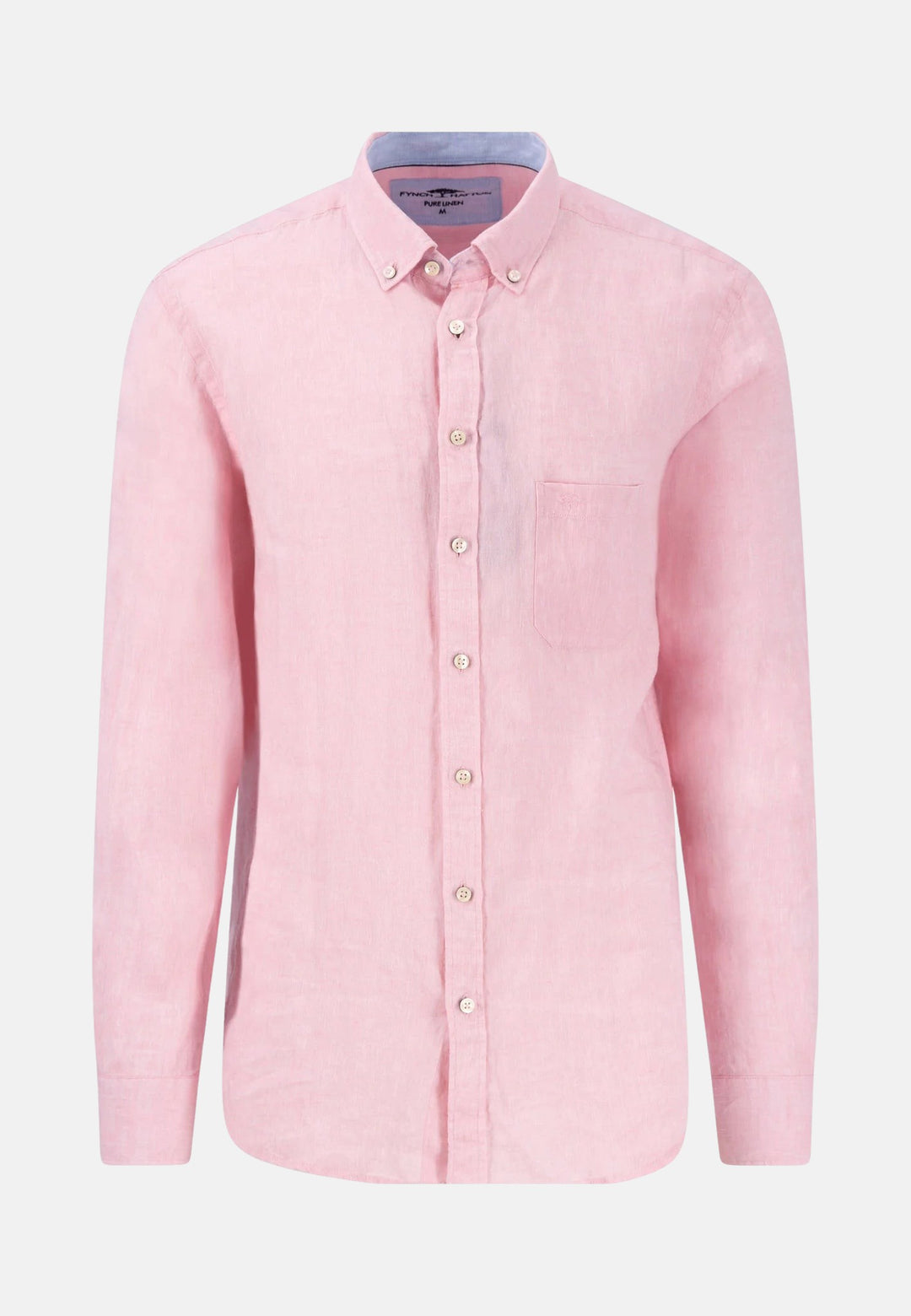 Button Down Linen Shirt Peony-Fynch-Hatton UK