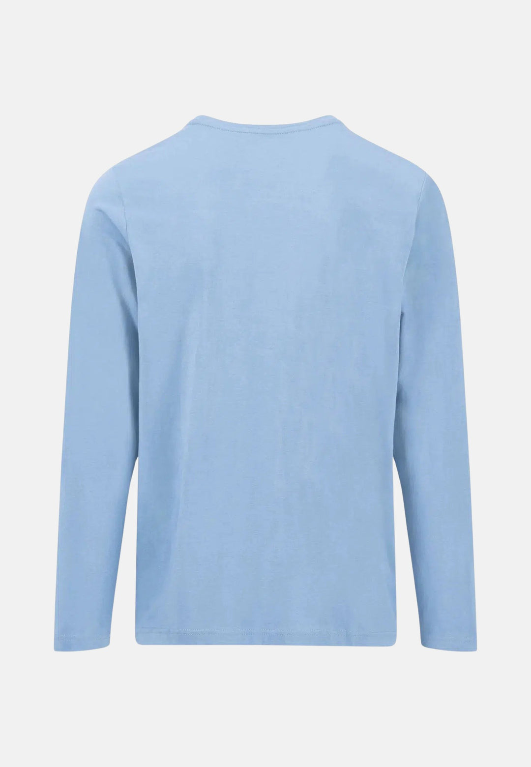 Crew Neck LS T-Shirt Cloud Blue-Fynch-Hatton UK