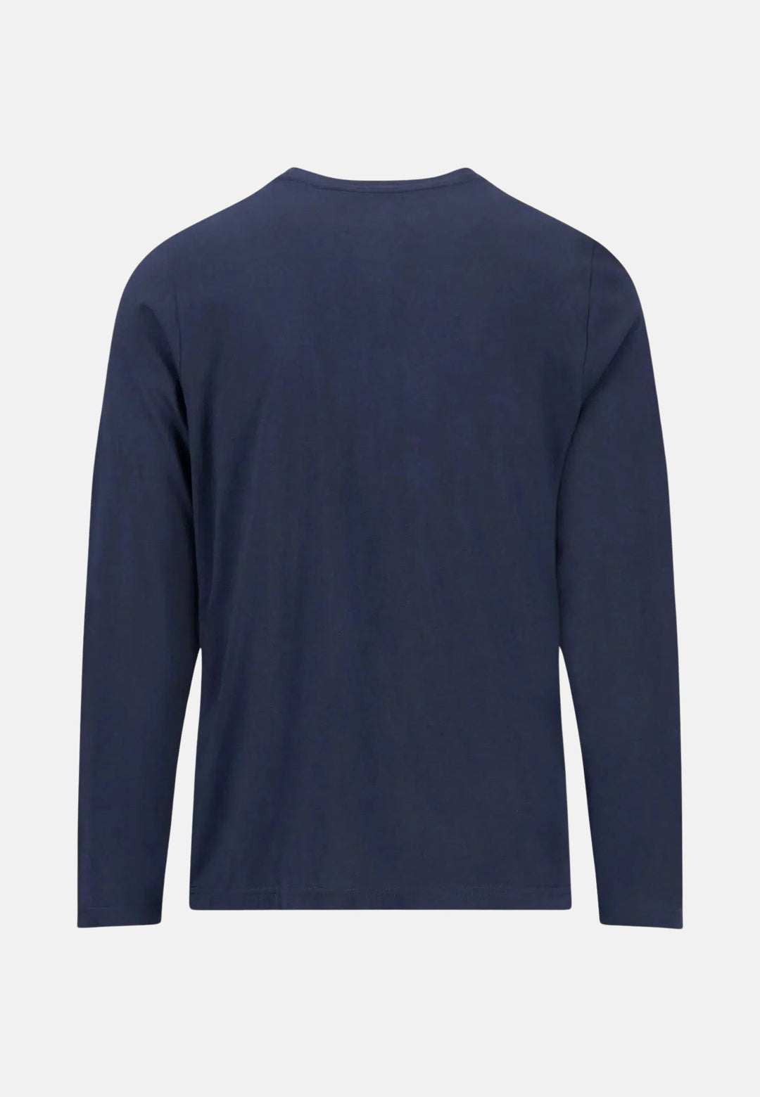 Crew Neck LS T-Shirt Navy-Fynch-Hatton UK