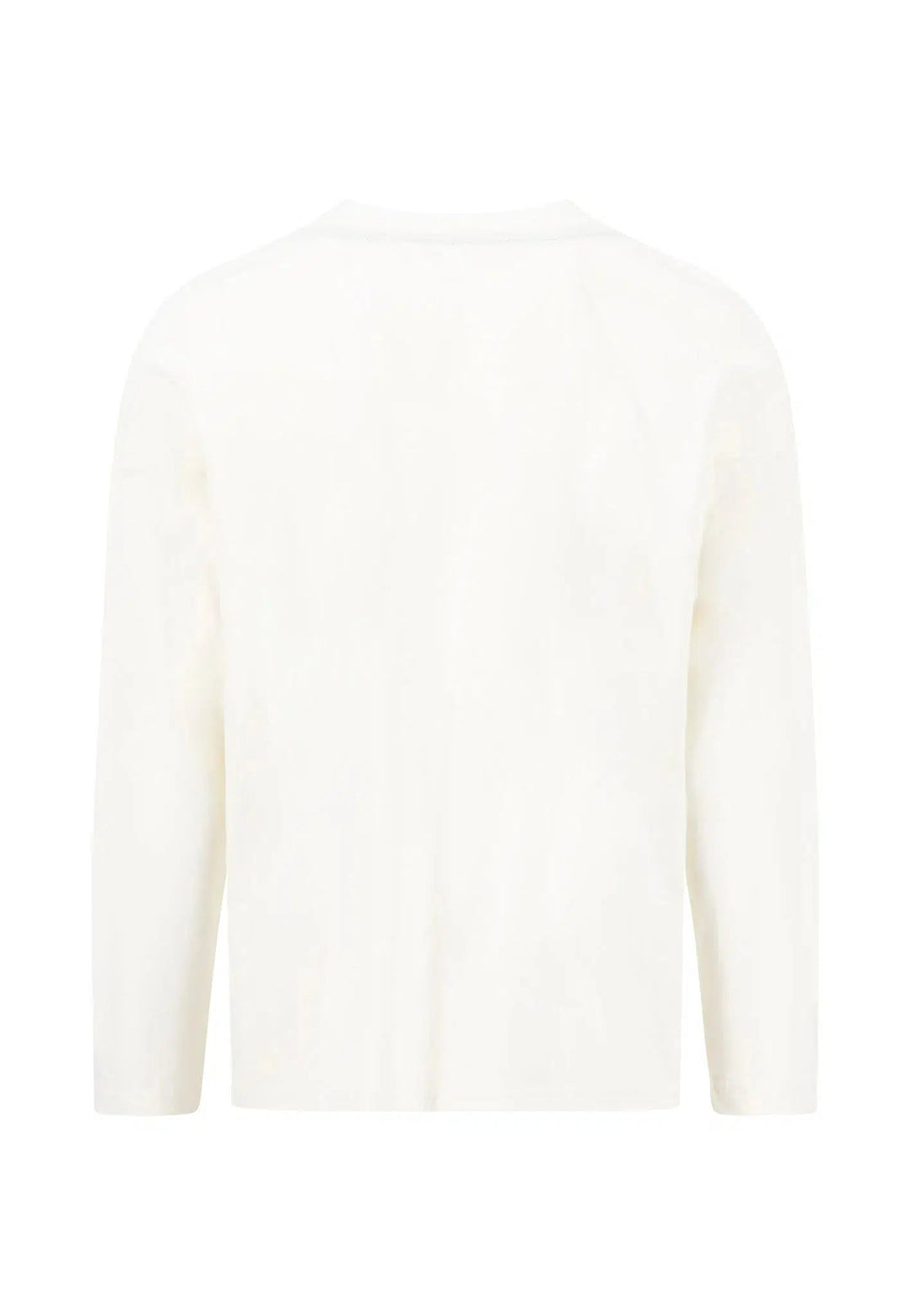 CREW NECK LS T-SHIRT OFF WHITE-Fynch-Hatton UK