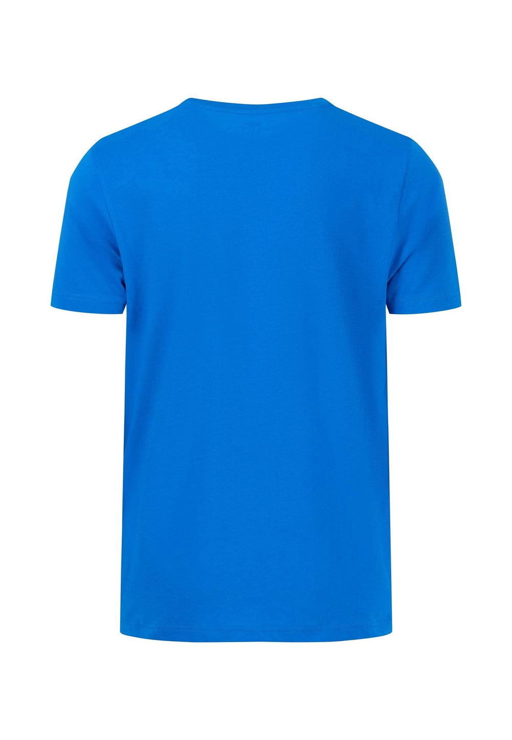 CREW NECK T-SHIRT VIBRANT BLUE-Fynch-Hatton UK