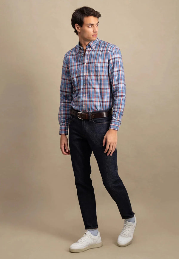 【HI FI FNK】Century Checked Shirt Men's Checked Shirts | French Connection EU