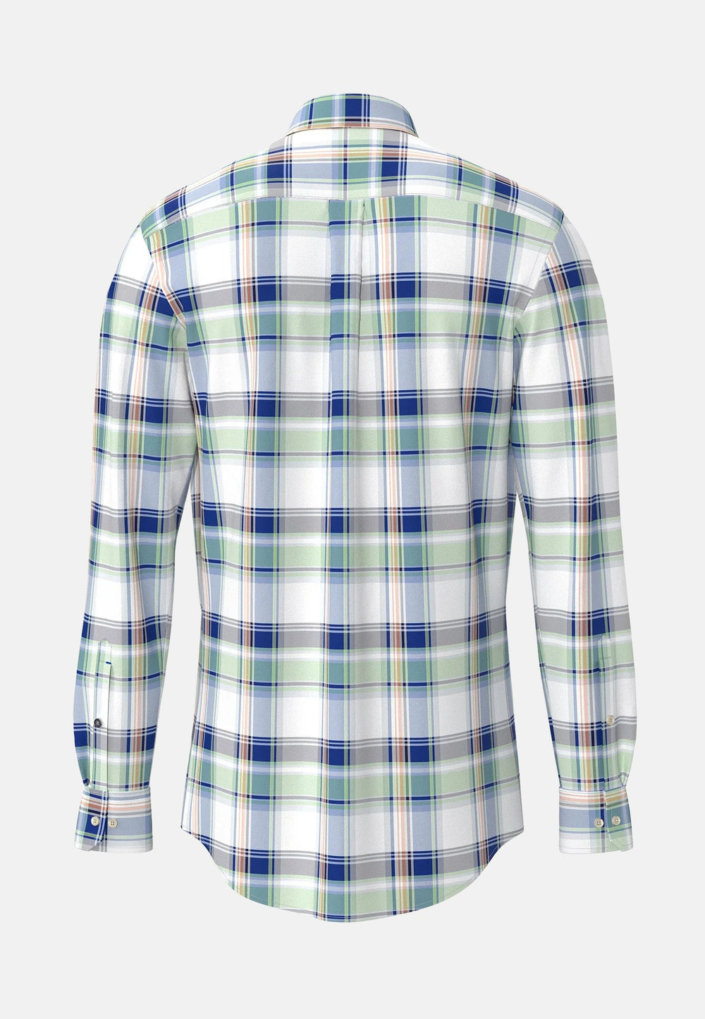 Colorful Combi Check Shirt Strong Blue-Fynch-Hatton UK