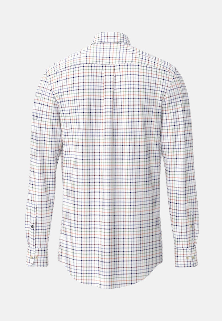 Colourful Combi Check B.D. Shirt Berry-Fynch-Hatton UK