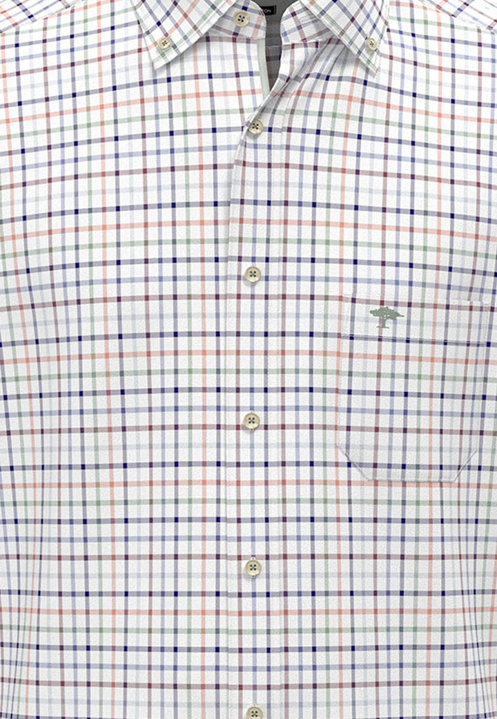 Colourful Combi Check B.D. Shirt Berry-Fynch-Hatton UK