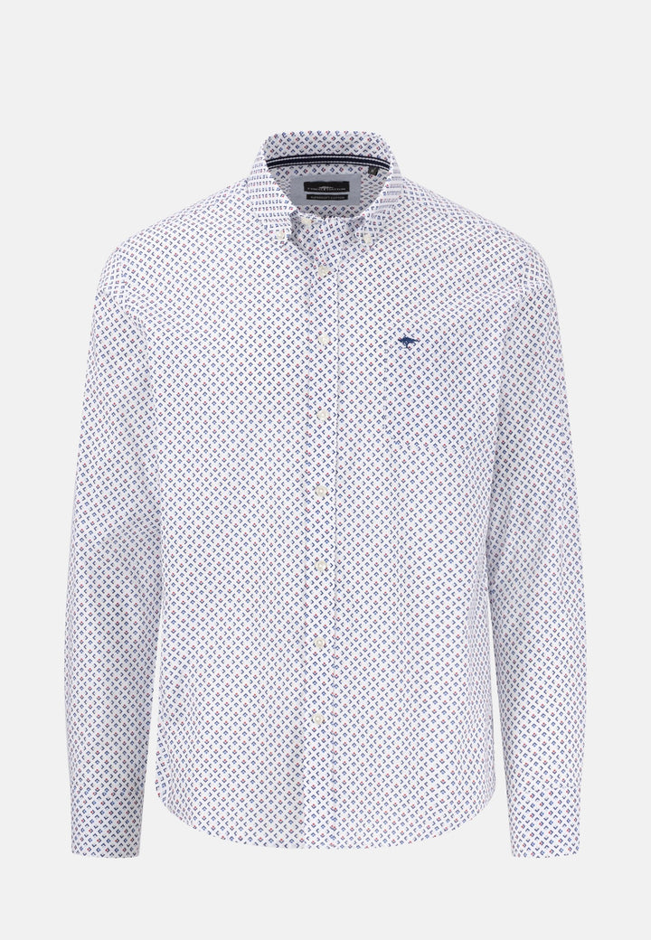 Colourful Minimals Shirt Navy-Fynch-Hatton UK