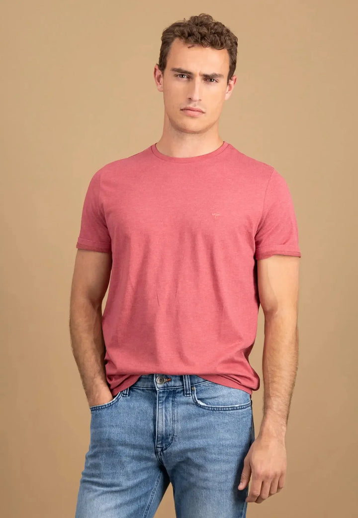 Crew Neck T-Shirt Berry-Fynch-Hatton UK