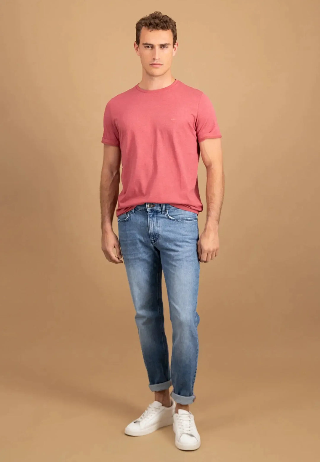 Crew Neck T-Shirt Berry-Fynch-Hatton UK