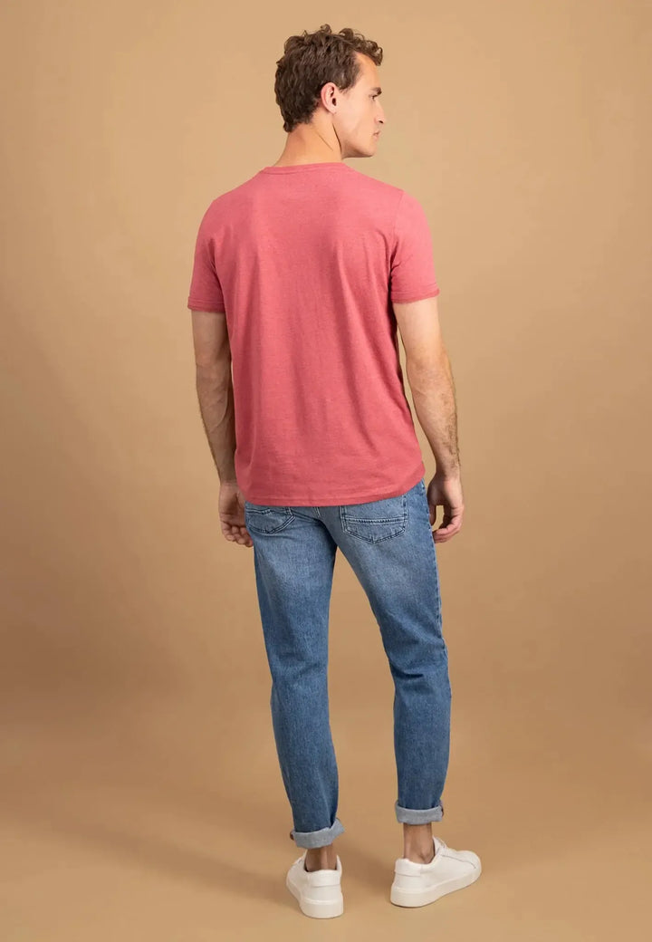 Crew Neck T-Shirt Berry-Fynch-Hatton UK