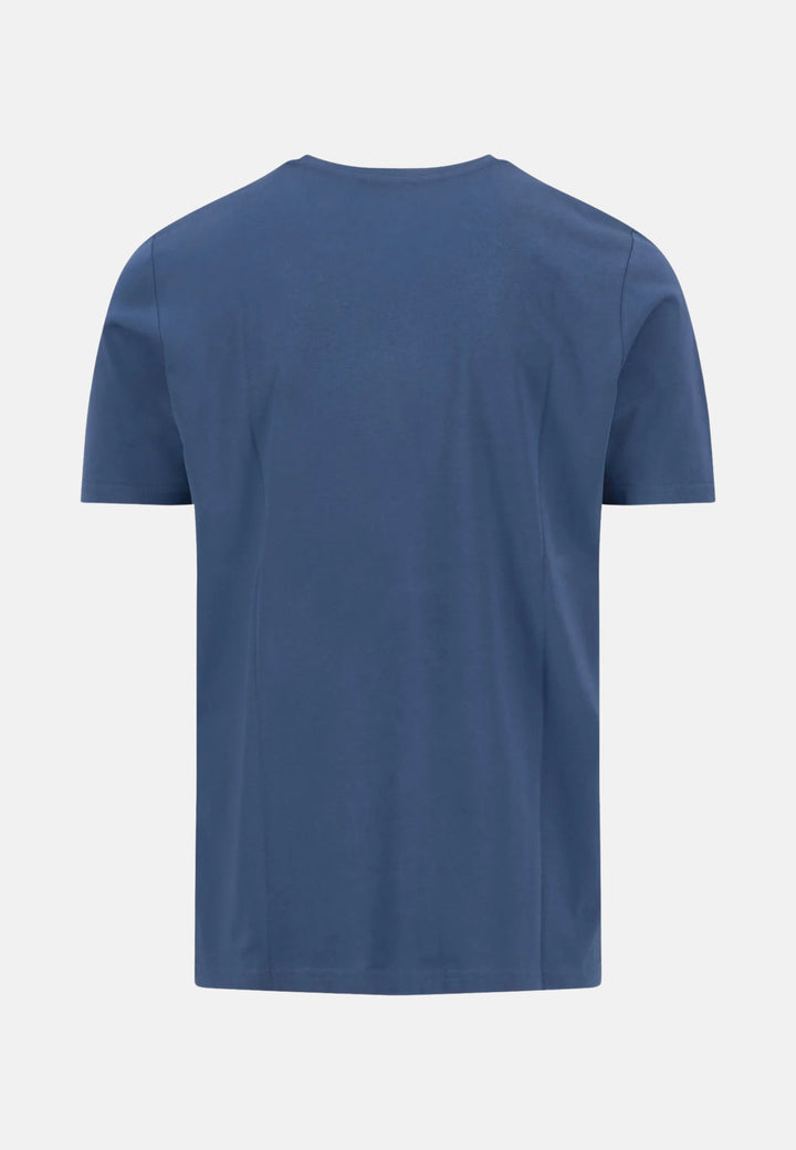Crew Neck T-Shirt Misty Blue-Fynch-Hatton UK