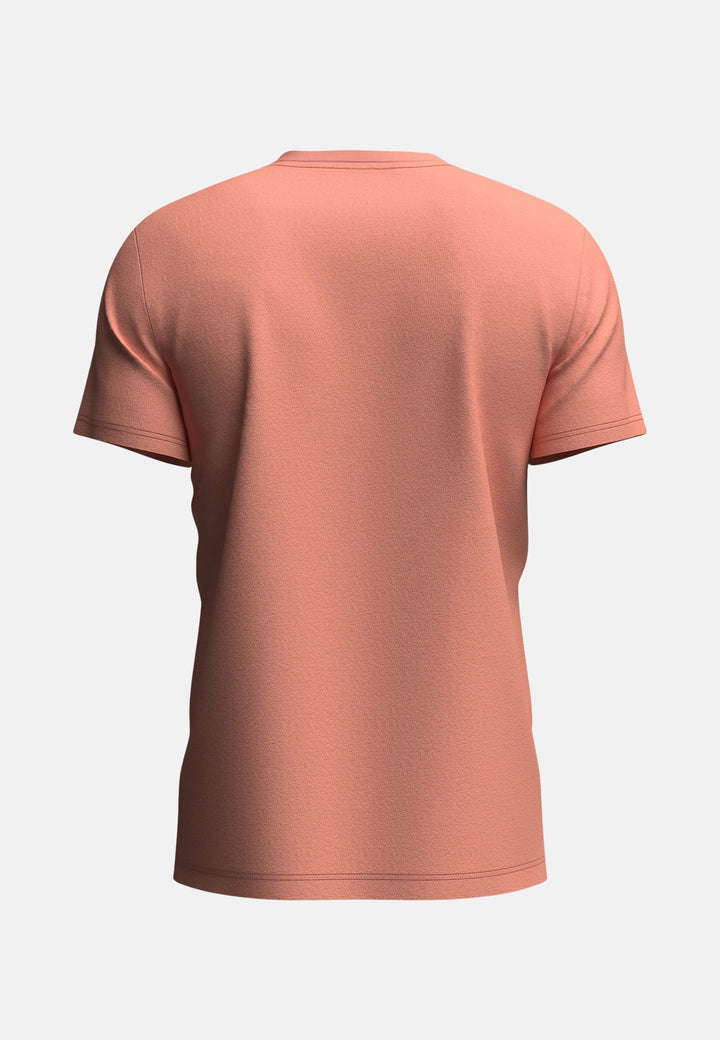 Crew Neck T-Shirt Peach-Fynch-Hatton UK