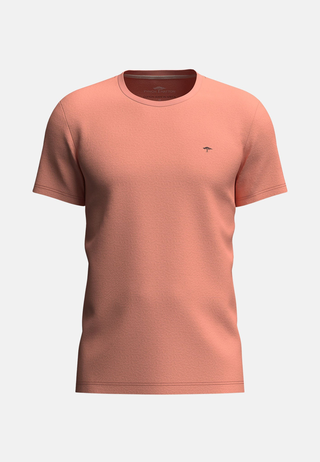 Crew Neck T-Shirt Peach-Fynch-Hatton UK