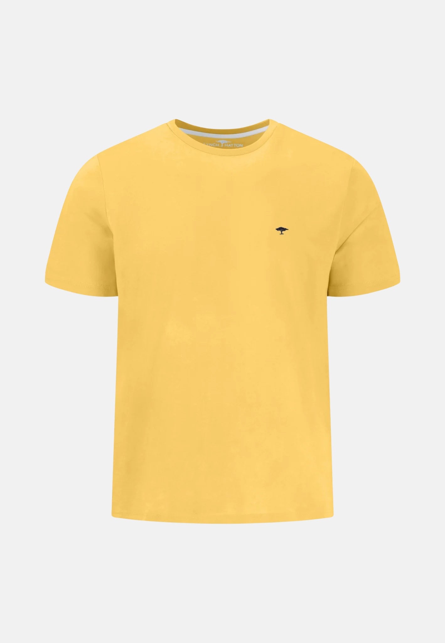 Crew Neck T-Shirt Vivid Yellow – FYNCH-HATTON UK