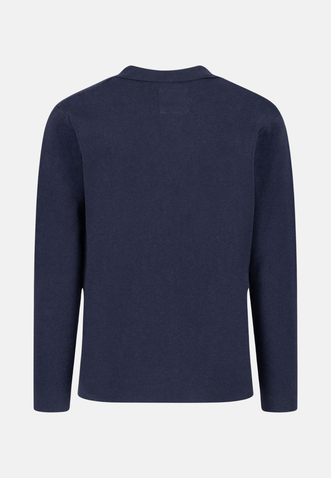 Full Needle Cotton Blazer Navy-Fynch-Hatton UK