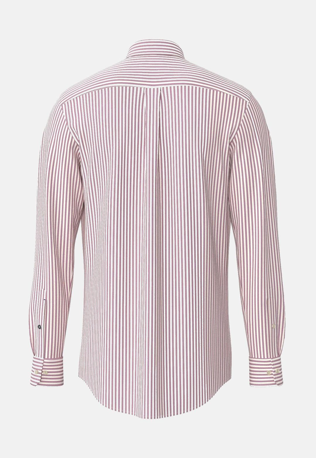 All Season Poplin Stripe Button Down Shirt Grape
