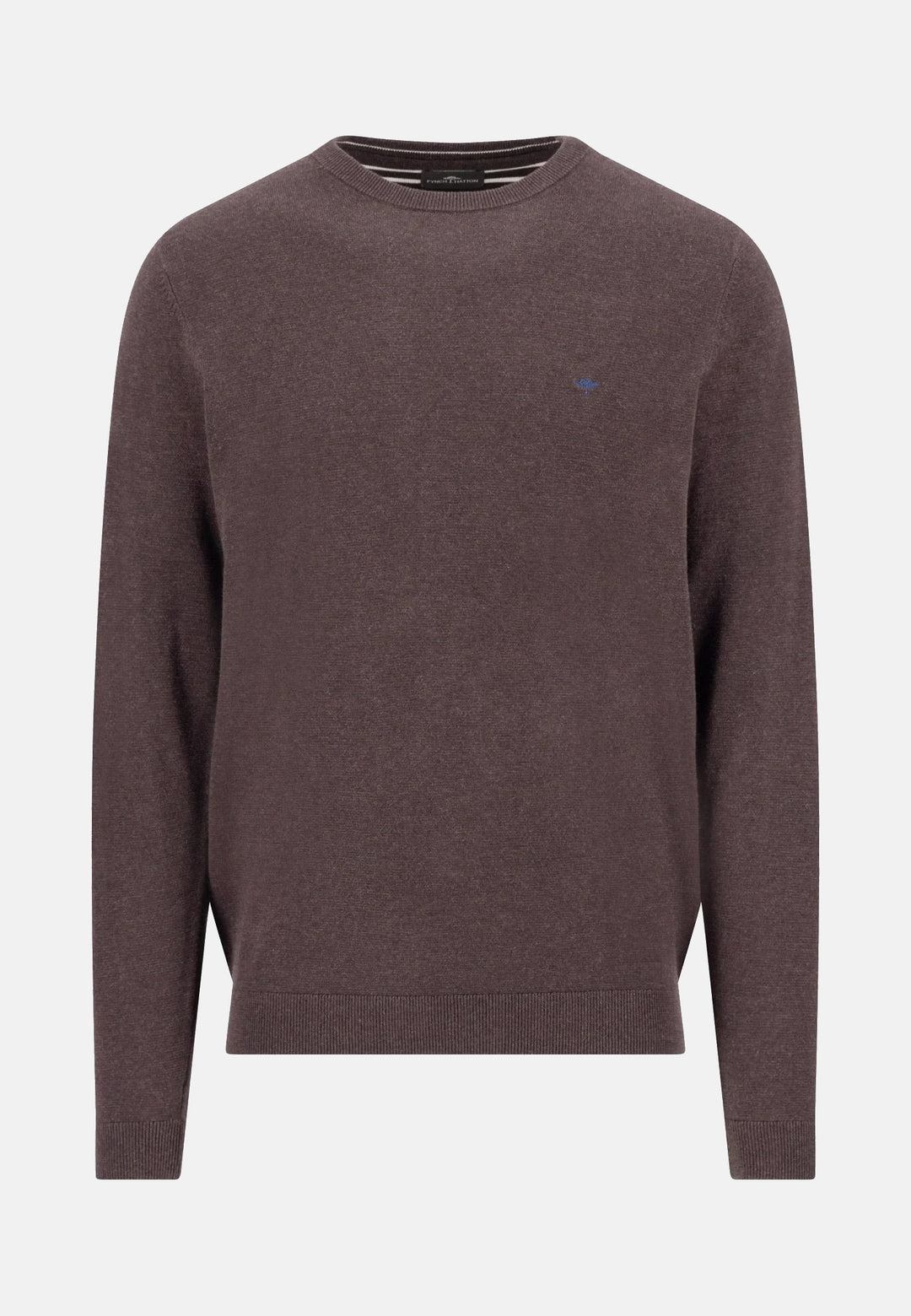 Fine Knit Air Cotton Crewneck Sweater Soil