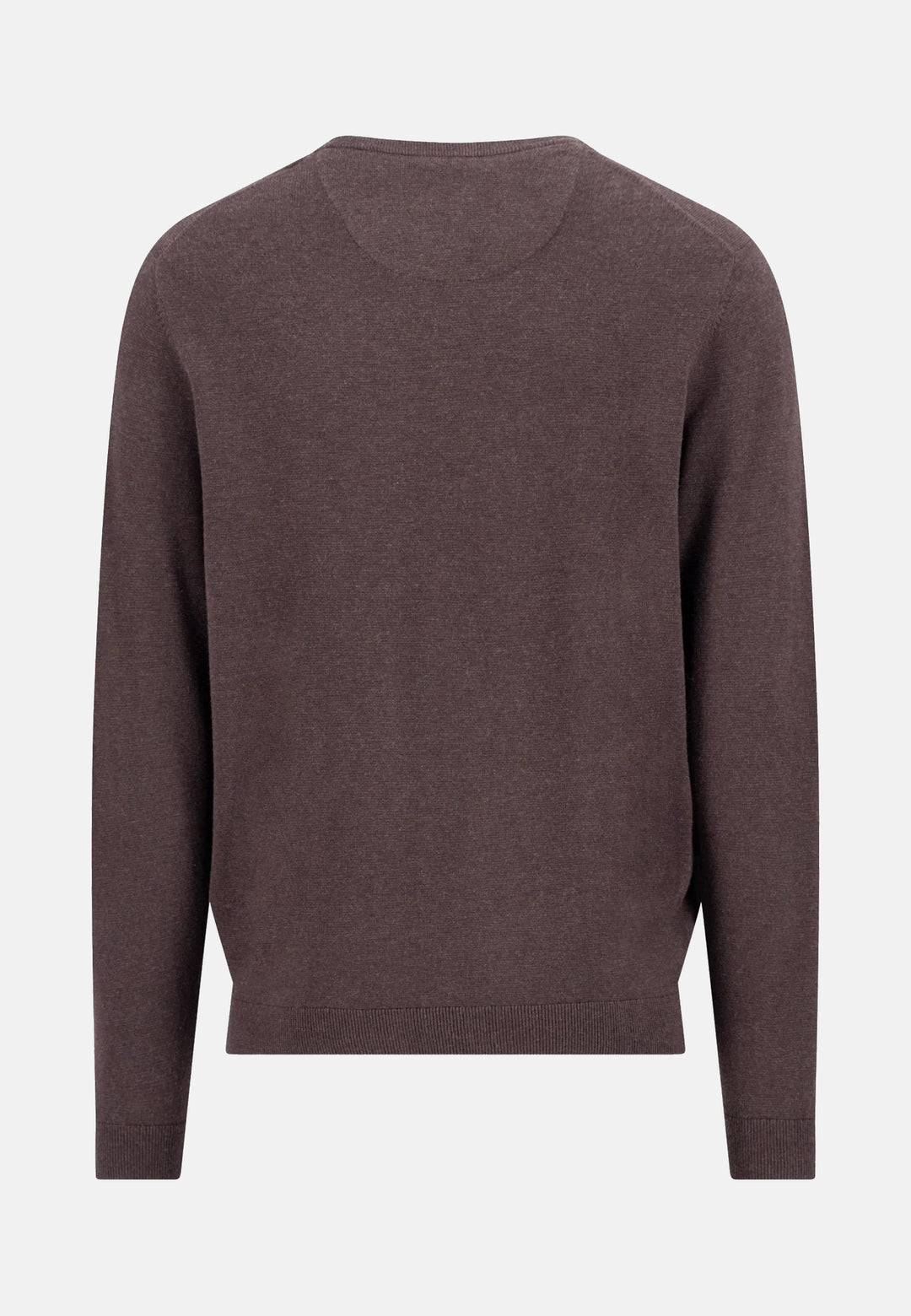 Fine Knit Air Cotton Crewneck Sweater Soil
