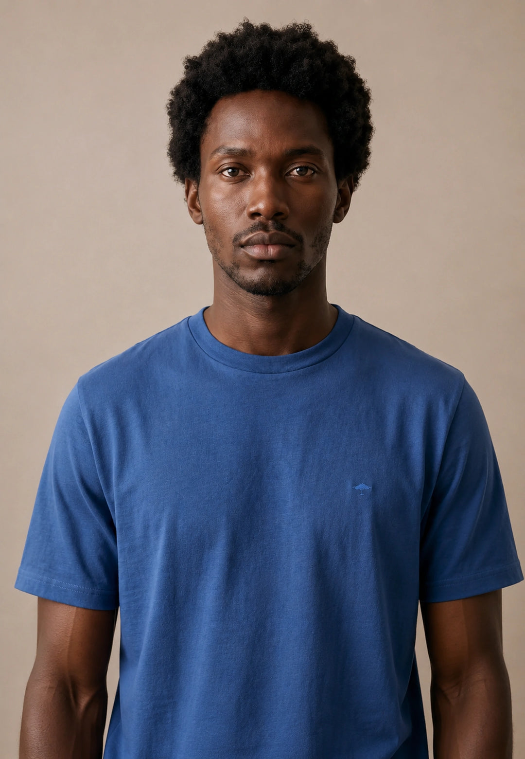 Sanforized Cotton T-Shirt Ink Blue