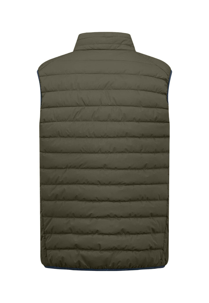 LIGHT WEIGHT GILET DARK KHAKI-Fynch-Hatton UK