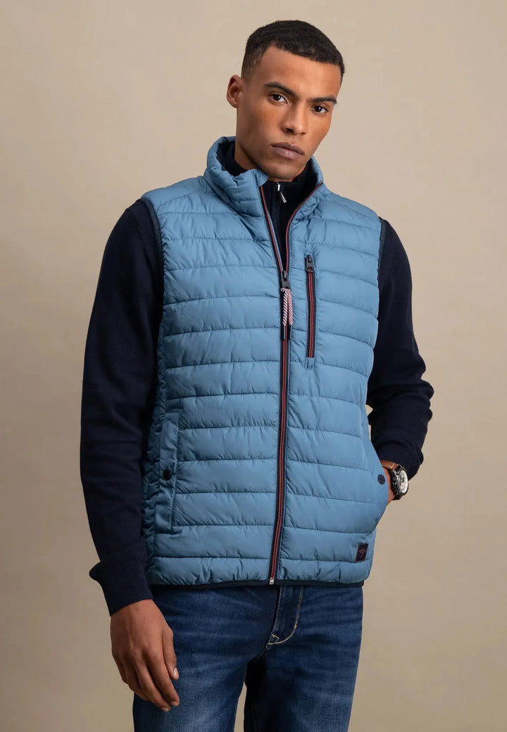 Light Weight Gilet Cloud Blue-Fynch-Hatton UK