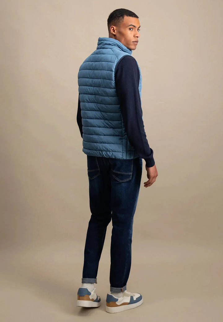 Light Weight Gilet Cloud Blue-Fynch-Hatton UK