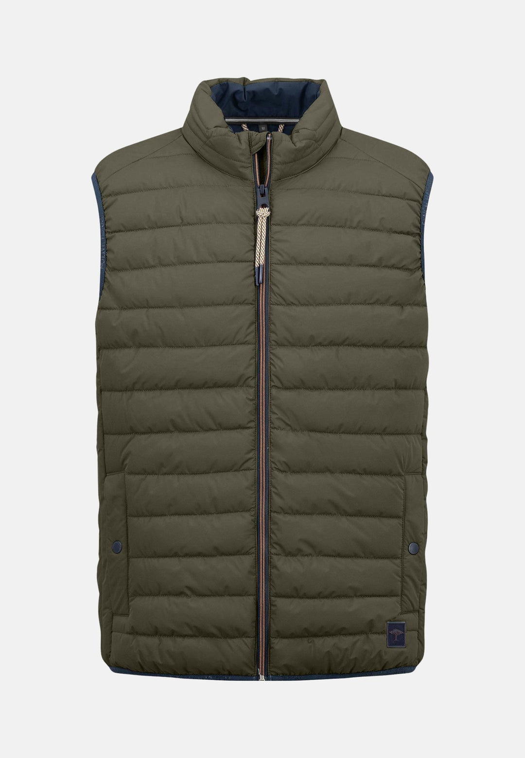 Light Weight Gilet Cloud Dark Khaki-Fynch-Hatton UK