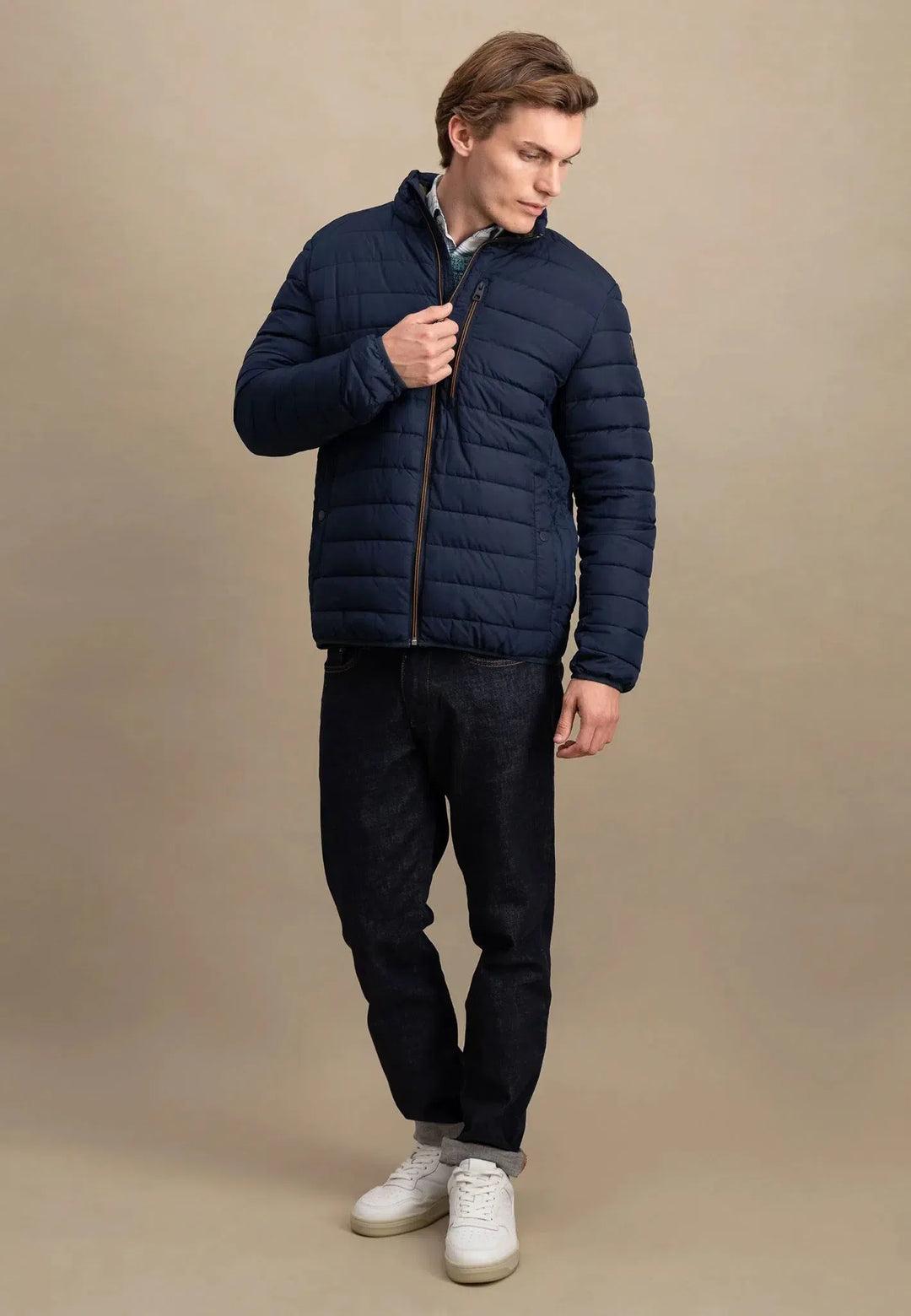 Light Weight Jacket Dark Navy-Fynch-Hatton UK