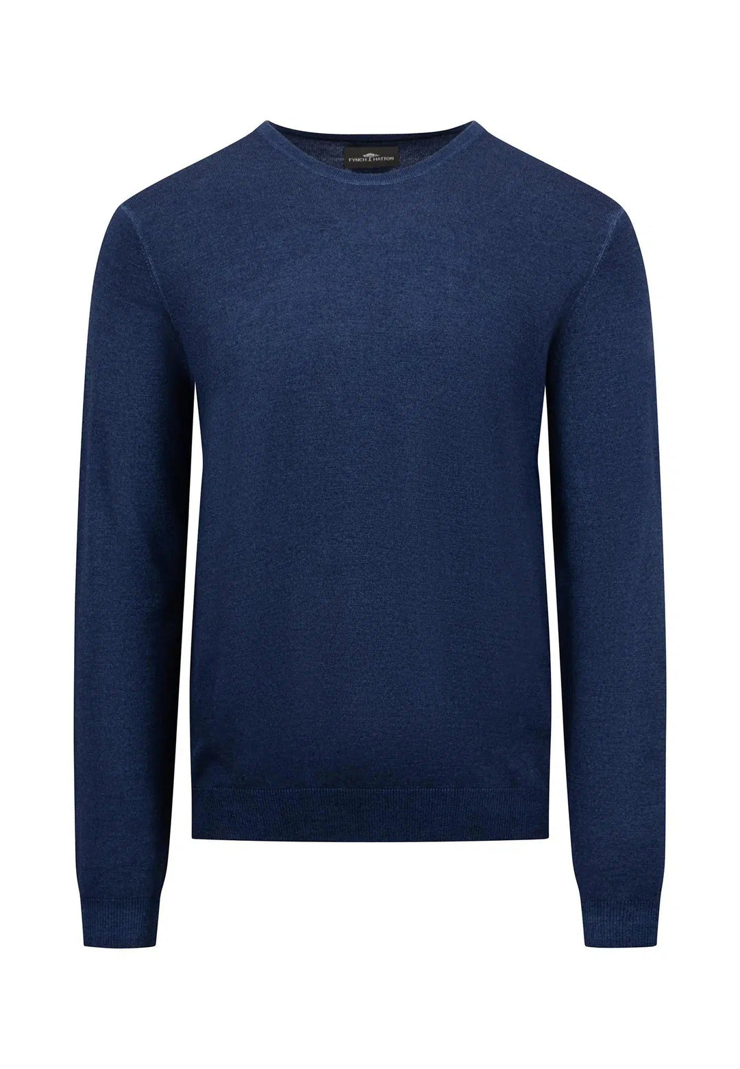 MERINO WOOL CREWNECK KNIT NIGHT-Fynch-Hatton UK