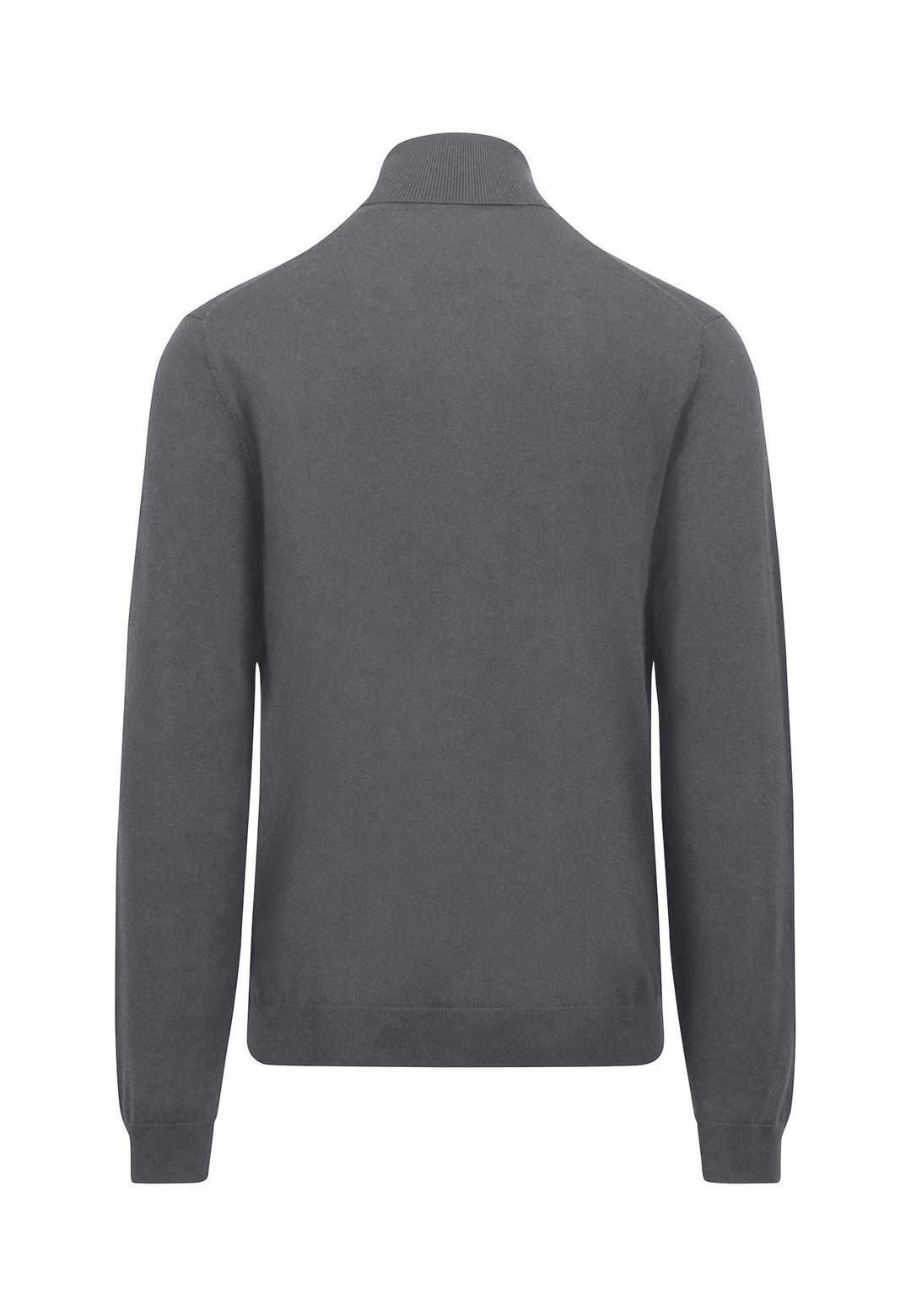 MERINO WOOL ROLLNECK KNIT STEEL-Fynch-Hatton UK