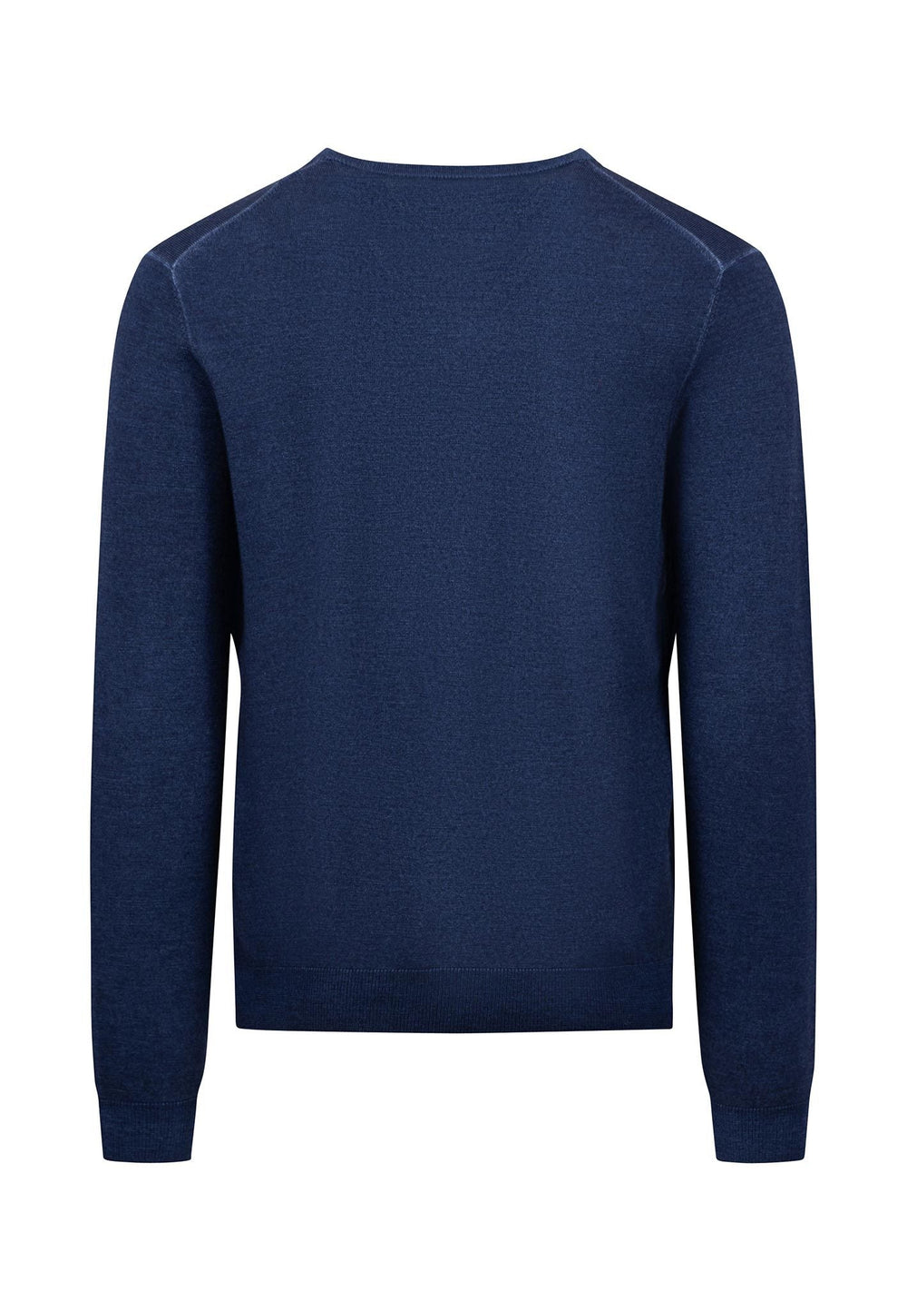 MERINO WOOL V-NECK KNIT NIGHT-Fynch-Hatton UK