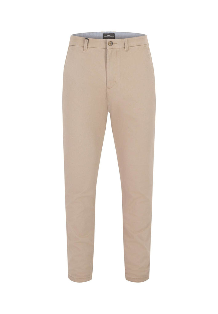 MODERN FIT STRETCH CHINO BEIGE-Fynch-Hatton UK