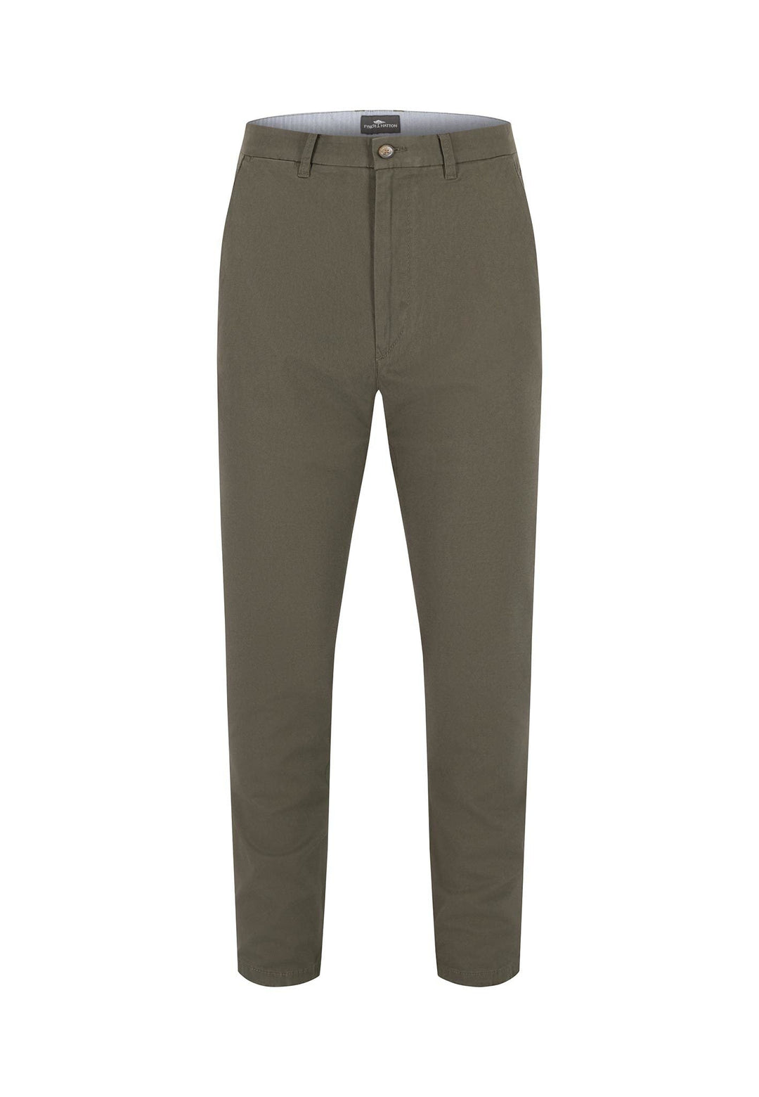 MODERN FIT STRETCH CHINO DARK KHAKI-Fynch-Hatton UK