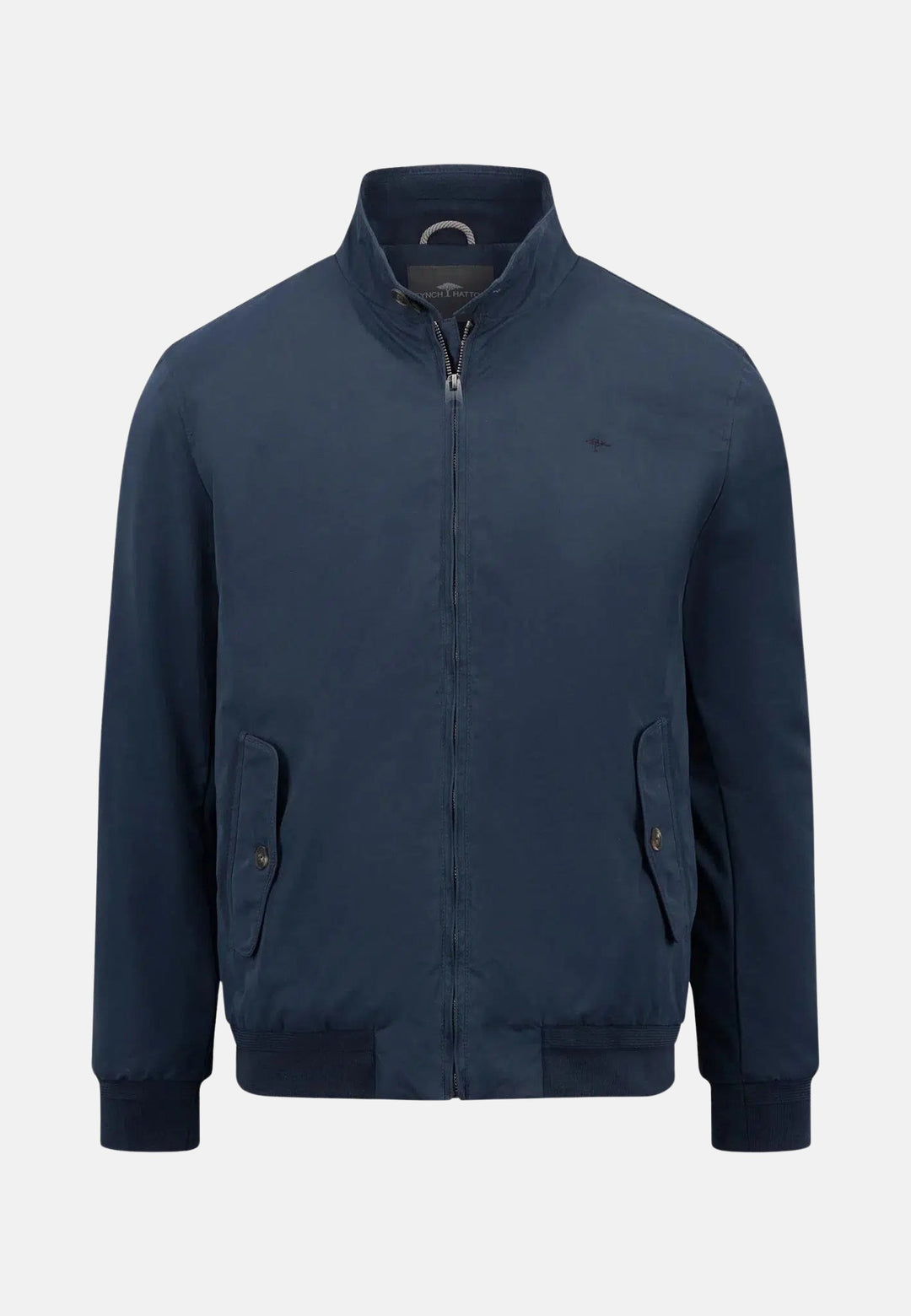 Padded Harrington Jacket Dark Navy-Fynch-Hatton UK