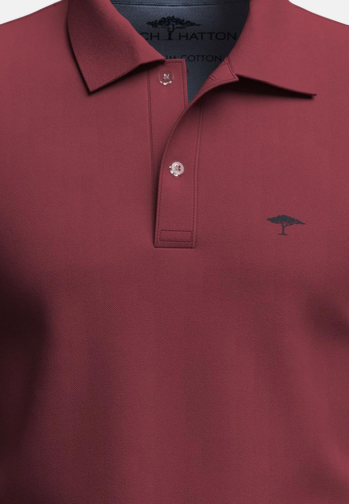 Premium Cotton Polo Shirt Berry-Fynch-Hatton UK