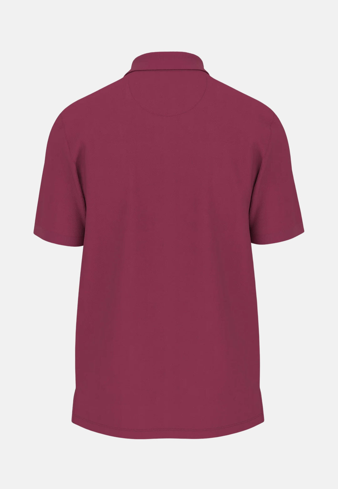 Premium Cotton Polo Shirt Dark Crimson-Fynch-Hatton UK