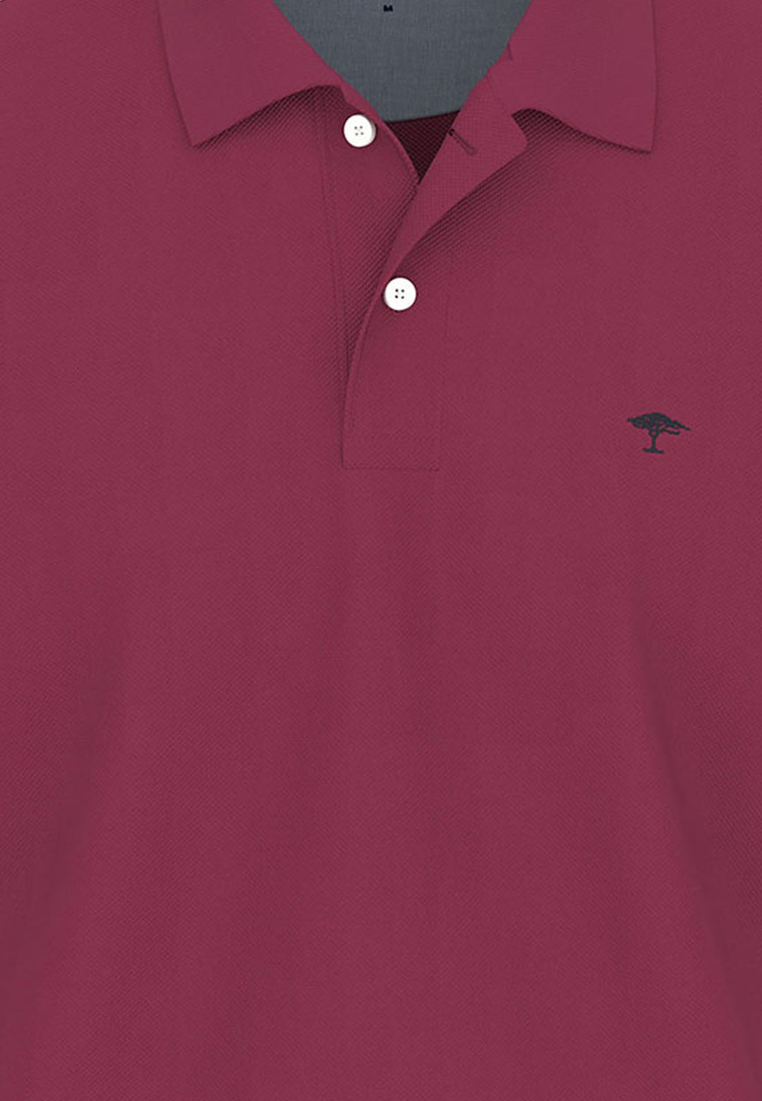 Premium Cotton Polo Shirt Dark Crimson-Fynch-Hatton UK