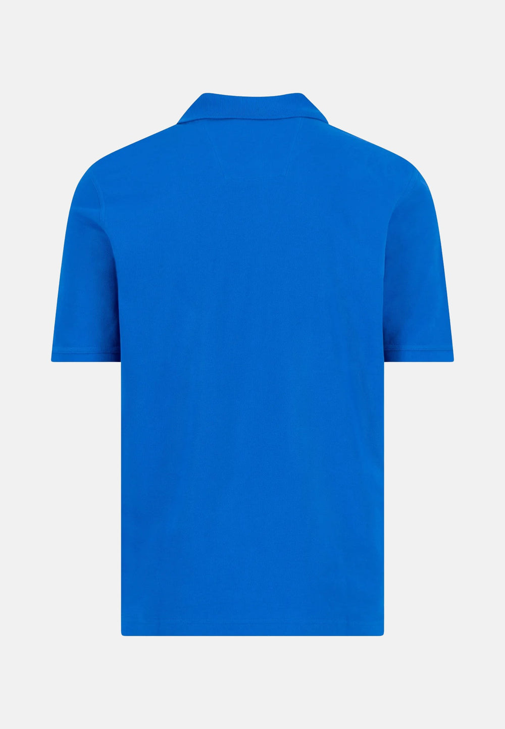 Premium Cotton Polo Shirt Strong Blue-Fynch-Hatton UK