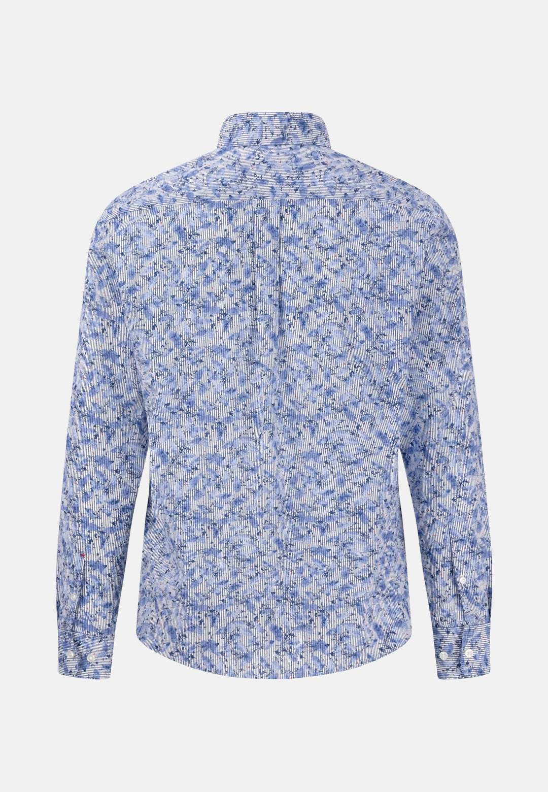 Premium Digital Prints Shirt Stong Blue-Fynch-Hatton UK