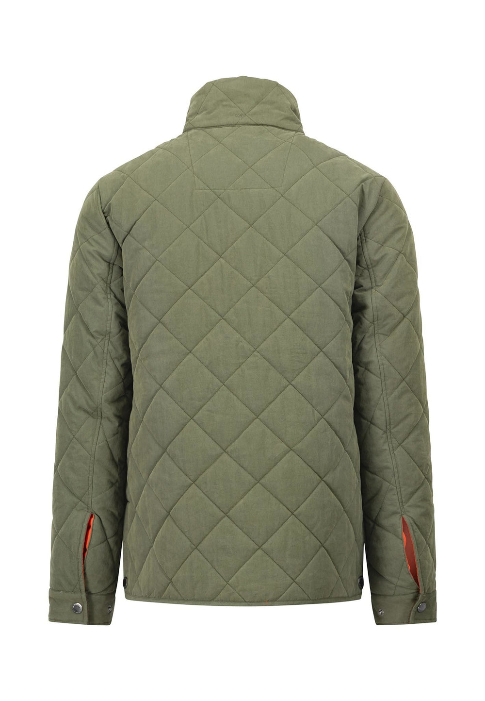 QUILTED FIELD JACKET DARK KHAKI-Fynch-Hatton UK