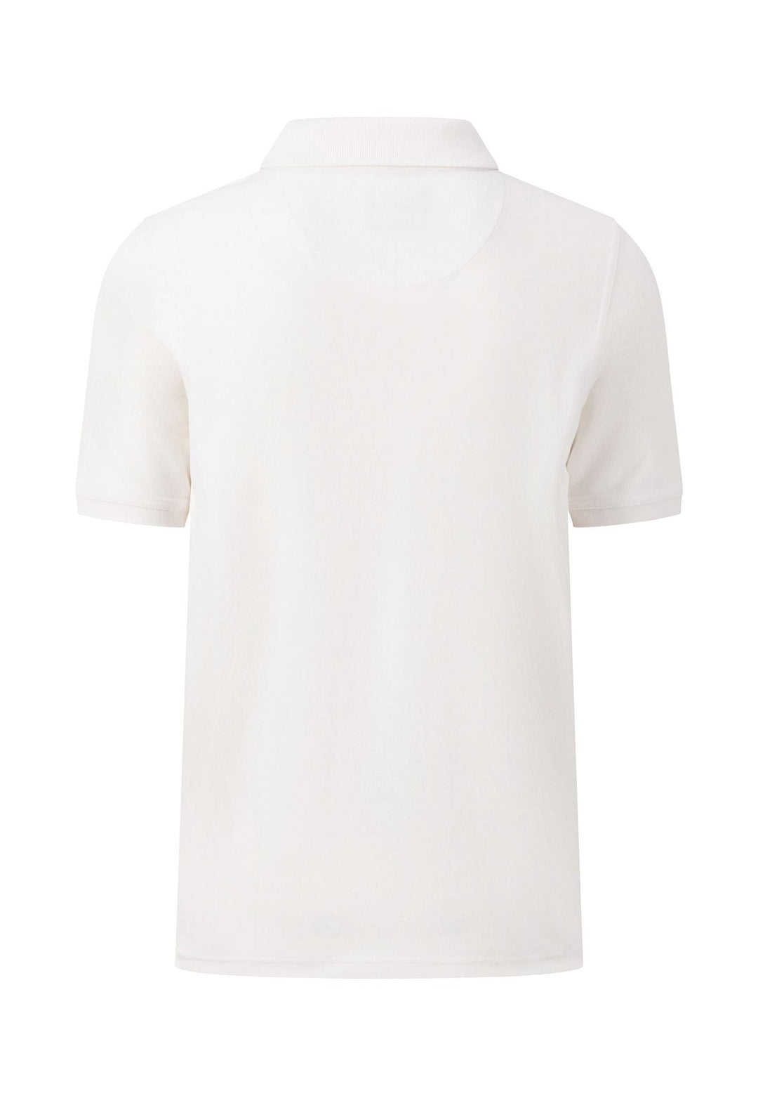 SUPIMA COTTON POLO SHIRT WHITE-Fynch-Hatton UK