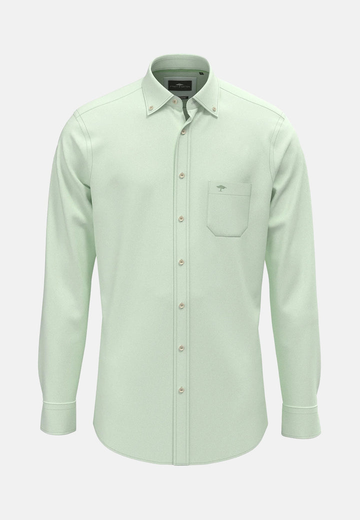 Seasonal Oxford Shirt Turf Green-Fynch-Hatton UK