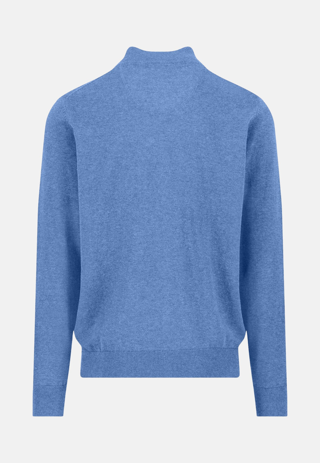 Superfine Stand-Up Cardigan Crystal Blue-Fynch-Hatton UK