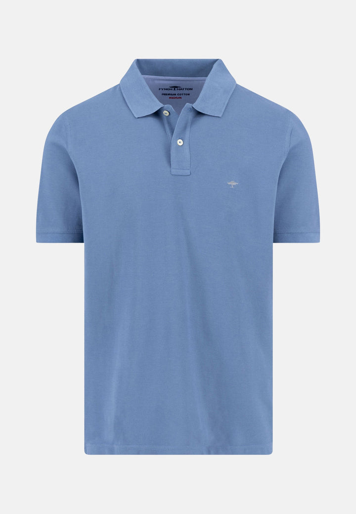 Supima Cotton Polo Shirt Pacific-Fynch-Hatton UK