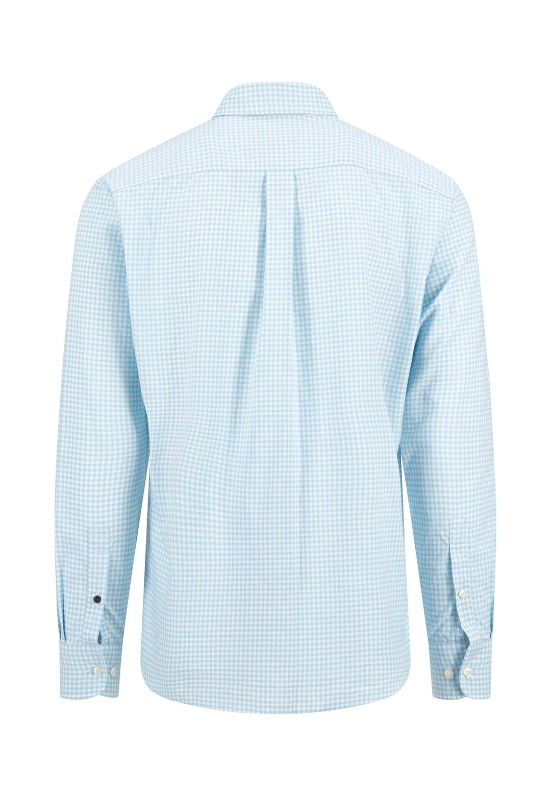 VICHY CHECK SHIRT OCEAN BLUE-Fynch-Hatton UK