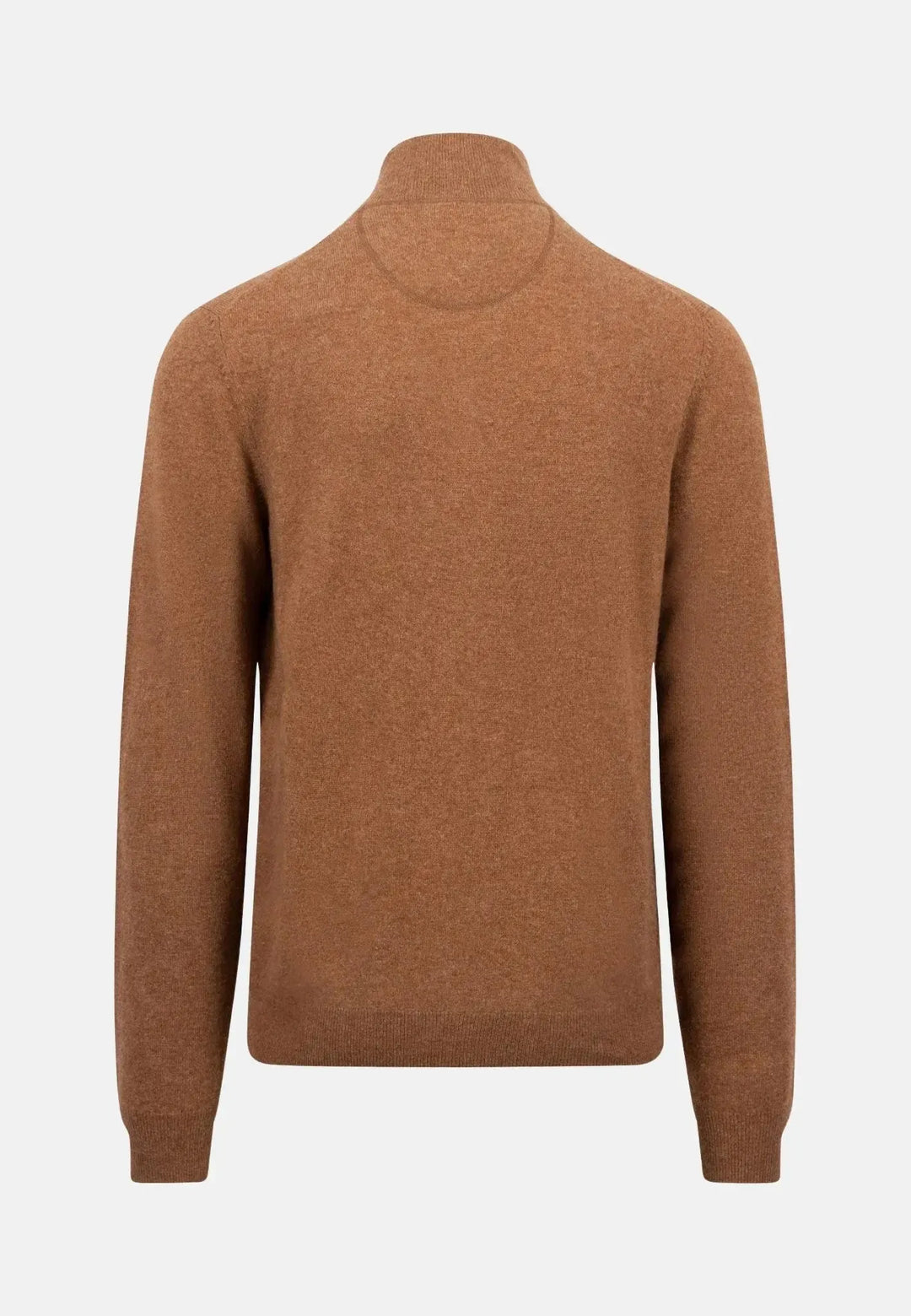 fynch-hatton-1/4 Zip Merino Cashmere Knit Hazel